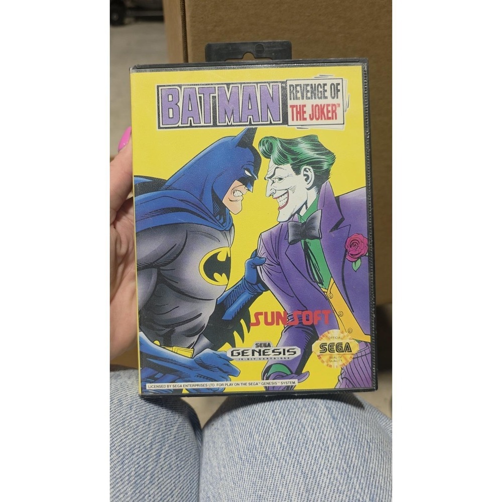Batman: Revenge of the Joker Sega Genesis Box Near MINT - No Manual